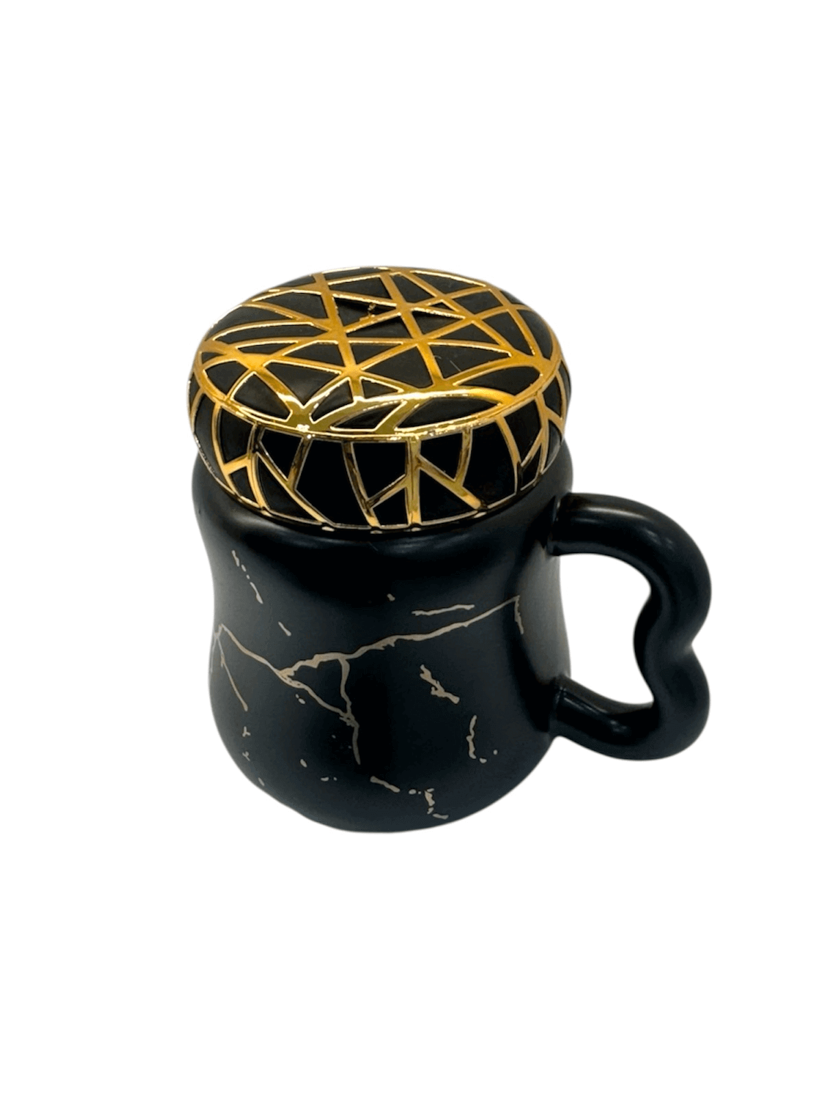 Marble black cup 